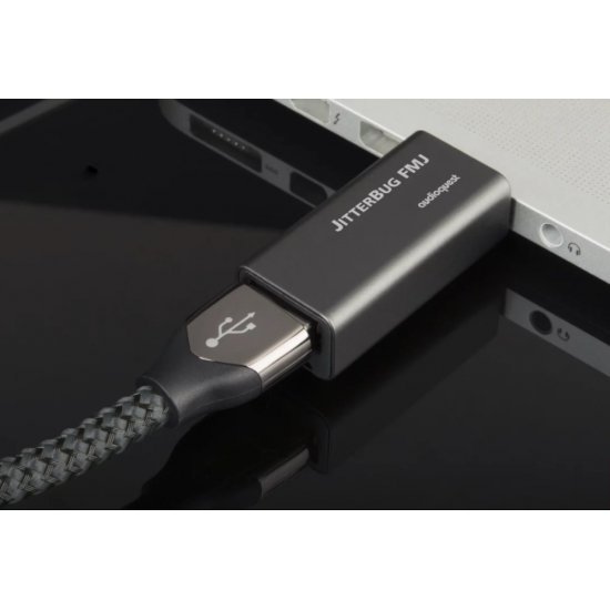 AudioQuest JitterBug FMJ USB įtampos filtras