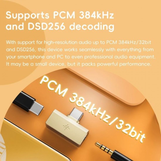 FiiO SnowSky TINY A nešiojamas ausinių stiprintuvas su DAC