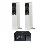 NAD C700 stereo stiprintuvas su Q Acoustics 5040 kolonėlėmis