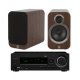Onkyo R-N855 stereo stiprintuvas su Q Acoustics Q3020i kolonėlėmis Onkyo R-N855 stereo stiprintuvas su Q Acoustics Q3020i kolonėlėmis