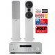 Yamaha R-N303D stereo stiprintuvas su Q Acoustics Q3050i kolonėlėmis Yamaha R-N303D stereo stiprintuvas su Q Acoustics Q3050i kolonėlėmis