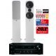 Onkyo TX-8250 stereo stiprintuvas su Q Acoustics Q3050i kolonėlėmis Onkyo TX-8250 stereo stiprintuvas su Q Acoustics Q3050i kolonėlėmis