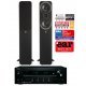 Onkyo TX-8250 stereo stiprintuvas su Q Acoustics Q3050i kolonėlėmis Onkyo TX-8250 stereo stiprintuvas su Q Acoustics Q3050i kolonėlėmis