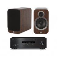 Yamaha RS-202D integruotas stiprintuvas su Q Acoustics Q3020i kolonėlėmis