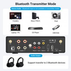 Arylic B50 integruotas stiprintuvas su Bluetooth