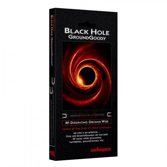 AudioQuest Black Hole GroundGoody - įžeminimo kabelis AudioQuest Black Hole GroundGoody - įžeminimo kabelis