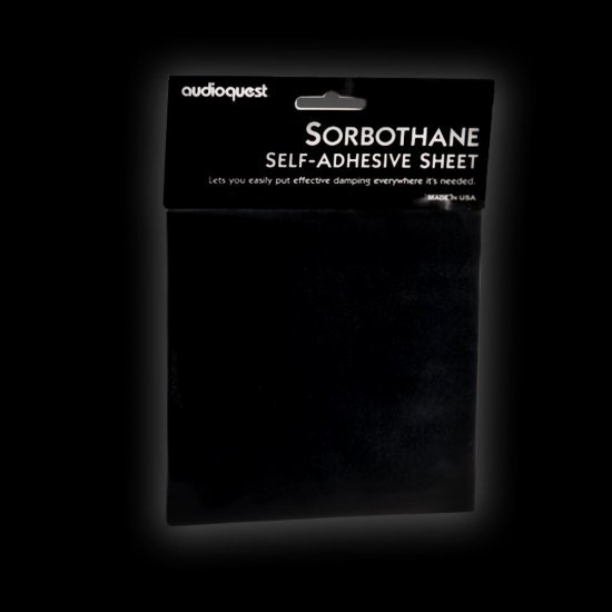AudioQuest Sorbothane® Self-Stick Sheet klijuojama antivibracinė medžiaga