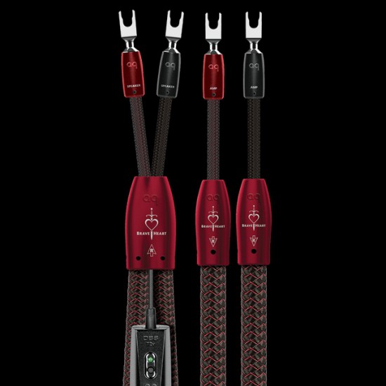 AudioQuest Brave Heart Full-Range kolonėlių kabelis