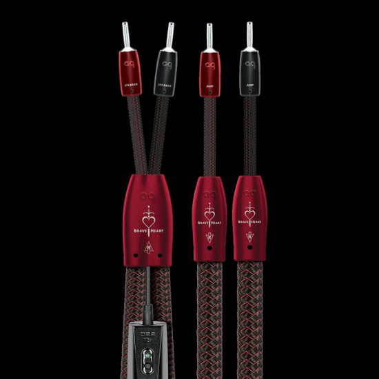 AudioQuest Brave Heart Full-Range kolonėlių kabelis