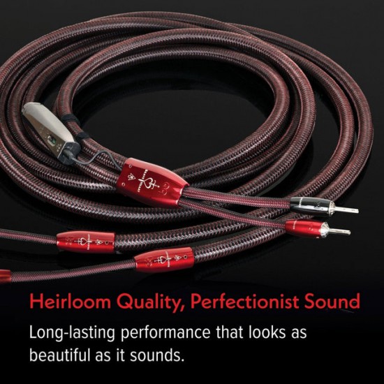 AudioQuest Brave Heart Full-Range kolonėlių kabelis