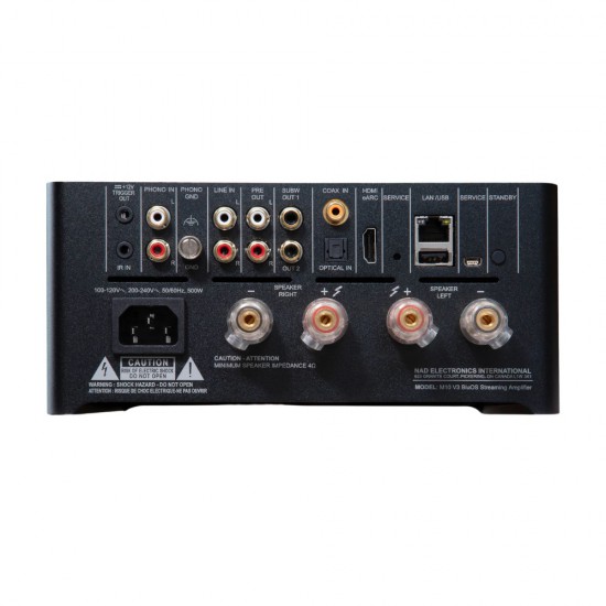 NAD M10 V3 stereo stiprintuvas su tinklo grotuvu