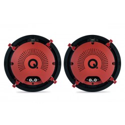 Q Acoustics QI65CE (Easyfit) įmontuojamos kolonėlės apvaliomis grotelėmis