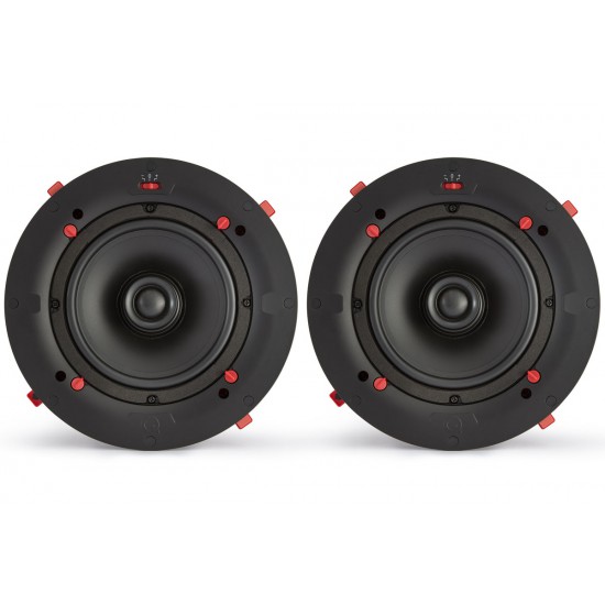 Q Acoustics QI65CWE IPX4 (Easyfit) įmontuojamos kolonėlės apvaliomis grotelėmis