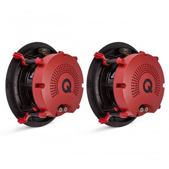 Q Acoustics QI65CWE IPX4 (Easyfit) įmontuojamos kolonėlės apvaliomis grotelėmis