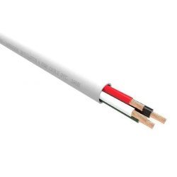 QED QX16/4 WHITE PVC FLAME-RET instaliacinis kolonėlių kabelis