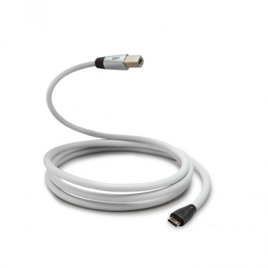 QED Performance USB C(M)-B(M) kabelis