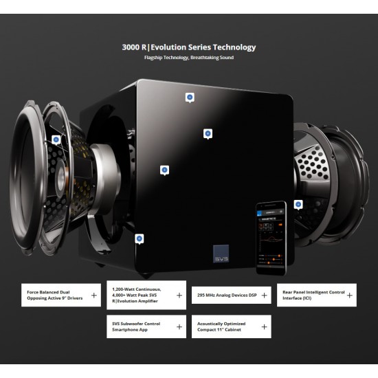 SVS 3000 Micro R Evolution bosinė kolonėlė