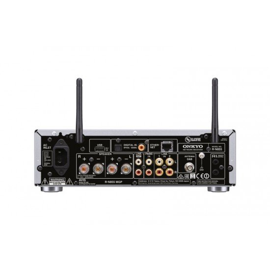 Onkyo R-N855 integruotas stiprintuvas su tinklo grotuvu Onkyo R-N855 integruotas stiprintuvas su tinklo grotuvu