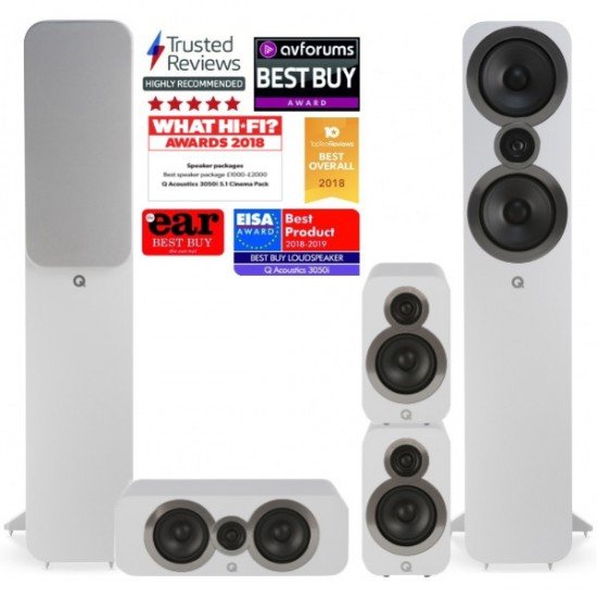 Q Acoustics Q3050i 5.0 kolonėlių komplektas Q Acoustics Q3050i 5.0 kolonėlių komplektas