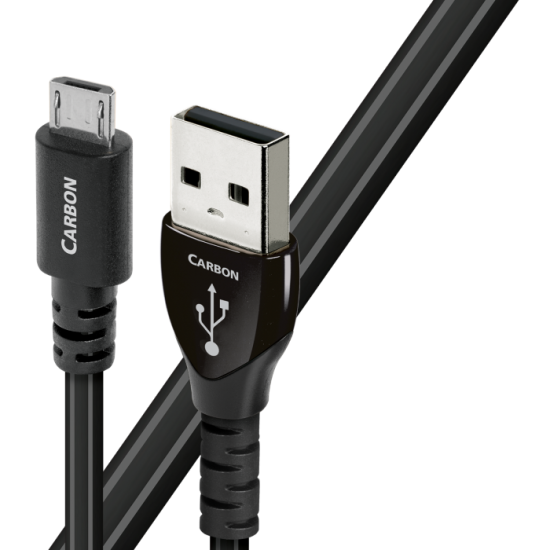AudioQuest Carbon USB (A-Micro) kabelis AudioQuest Carbon USB (A-Micro) kabelis