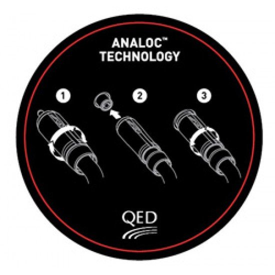 QED Reference Analoc RCA kištukas 