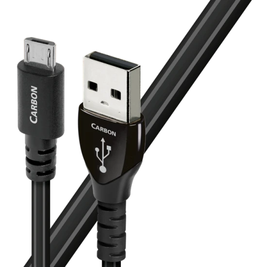 AudioQuest Carbon USB (A-Micro) kabelis AudioQuest Carbon USB (A-Micro) kabelis