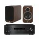Yamaha AS-201 integruotas stiprintuvas su Q Acoustics Q3020i kolonėlėmis Yamaha AS-201 integruotas stiprintuvas su Q Acoustics Q3020i kolonėlėmis