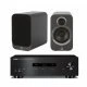 Yamaha AS-201 integruotas stiprintuvas su Q Acoustics Q3020i kolonėlėmis Yamaha AS-201 integruotas stiprintuvas su Q Acoustics Q3020i kolonėlėmis