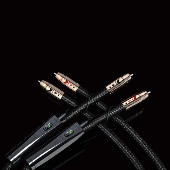 AudioQuest Pegasus tarpblokinis kabelis RCA AudioQuest Pegasus tarpblokinis kabelis RCA