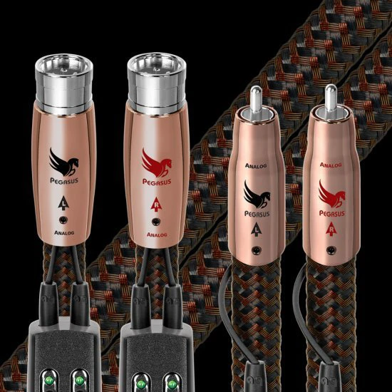 AudioQuest Pegasus tarpblokinis kabelis RCA AudioQuest Pegasus tarpblokinis kabelis RCA
