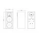 M&K Sound LCR750 garso kolonėlė M&K Sound LCR750 garso kolonėlė
