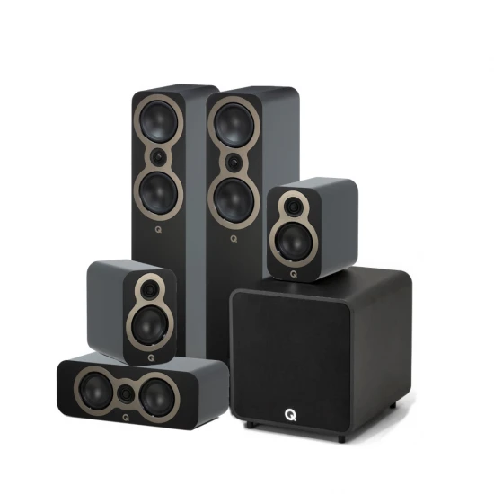 Q Acoustics 3050c 5.1 namų kino kolonėlių komplektas Q Acoustics 3050c 5.1 namų kino kolonėlių komplektas