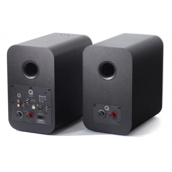 Q Acoustics M20 HD aktyvinės garso kolonėlės su NAD CS1 tinklo grotuvu Q Acoustics M20 HD aktyvinės garso kolonėlės su NAD CS1 tinklo grotuvu