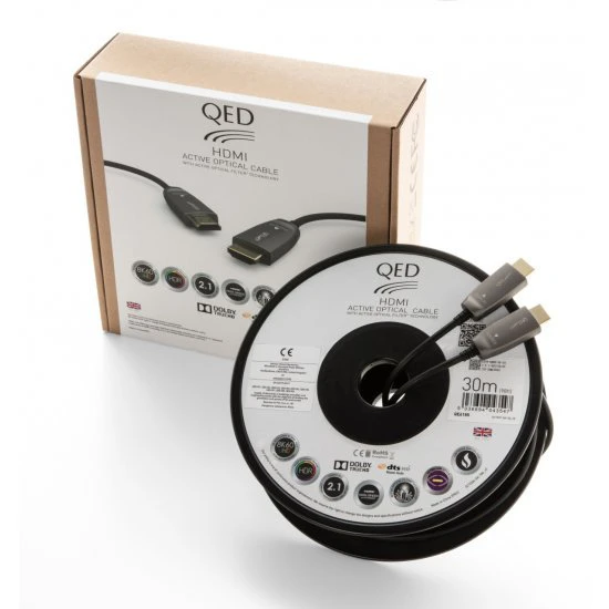 QED Performance ultra High speed Active HDMI kabelis (7,5m - 20m) QED Performance ultra High speed Active HDMI kabelis (7,5m - 20m)